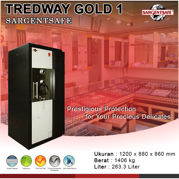 Brankas Sargentsafe Tredway Gold Size 1