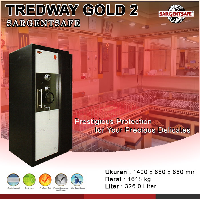 Brankas Sargentsafe Tredway Gold Size 2