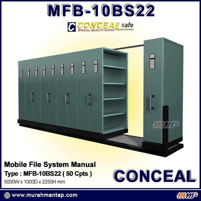 Mobile File Conceal MFB-10BS22 (50 Compartment)