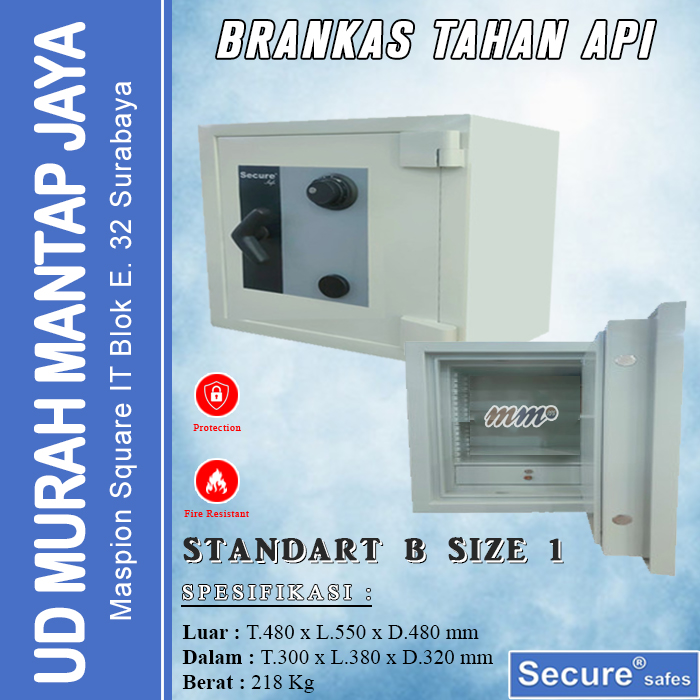 Brankas Secure Standart B Size 1
